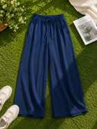 Alven Women's High Waist Wide Leg Trousers | Premium Black Casual Formal Pants