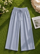 Alven Women's High Waist Wide Leg Trousers | Premium Black Casual Formal Pants