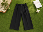 Alven Women's High Waist Wide Leg Trousers | Premium Black Casual Formal Pants