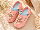 Women's Casual Clog Shoes with Laces | Lightweight Soft Comfort Slip-On Footwear