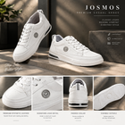 Men's White Casual Sneakers | Stylish Lace-Up Shoes for Men | Trendy Daily Wear Footwear