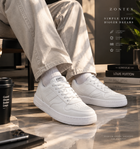 Men’s White Sneakers | Stylish Lace-Up Casual Shoes for Men | Trendy Everyday Footwear