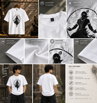 Shri Krishna Printed T-Shirt for Men | Lord Krishna Graphic Tee | White Round Neck T-Shirt