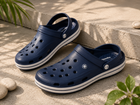 Aqualite Navy Blue Clogs for Men & Women | Lightweight Comfortable Slip-On Sandals | Anti-Slip Casual Garden Clogs